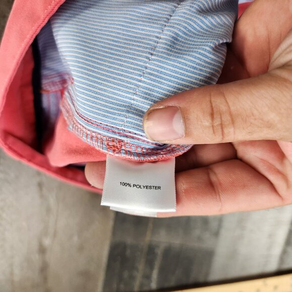 Peter Millar Mens size 36x34 Polyester Flat Front Golf Travel Chino Pants - Picture 9 of 10